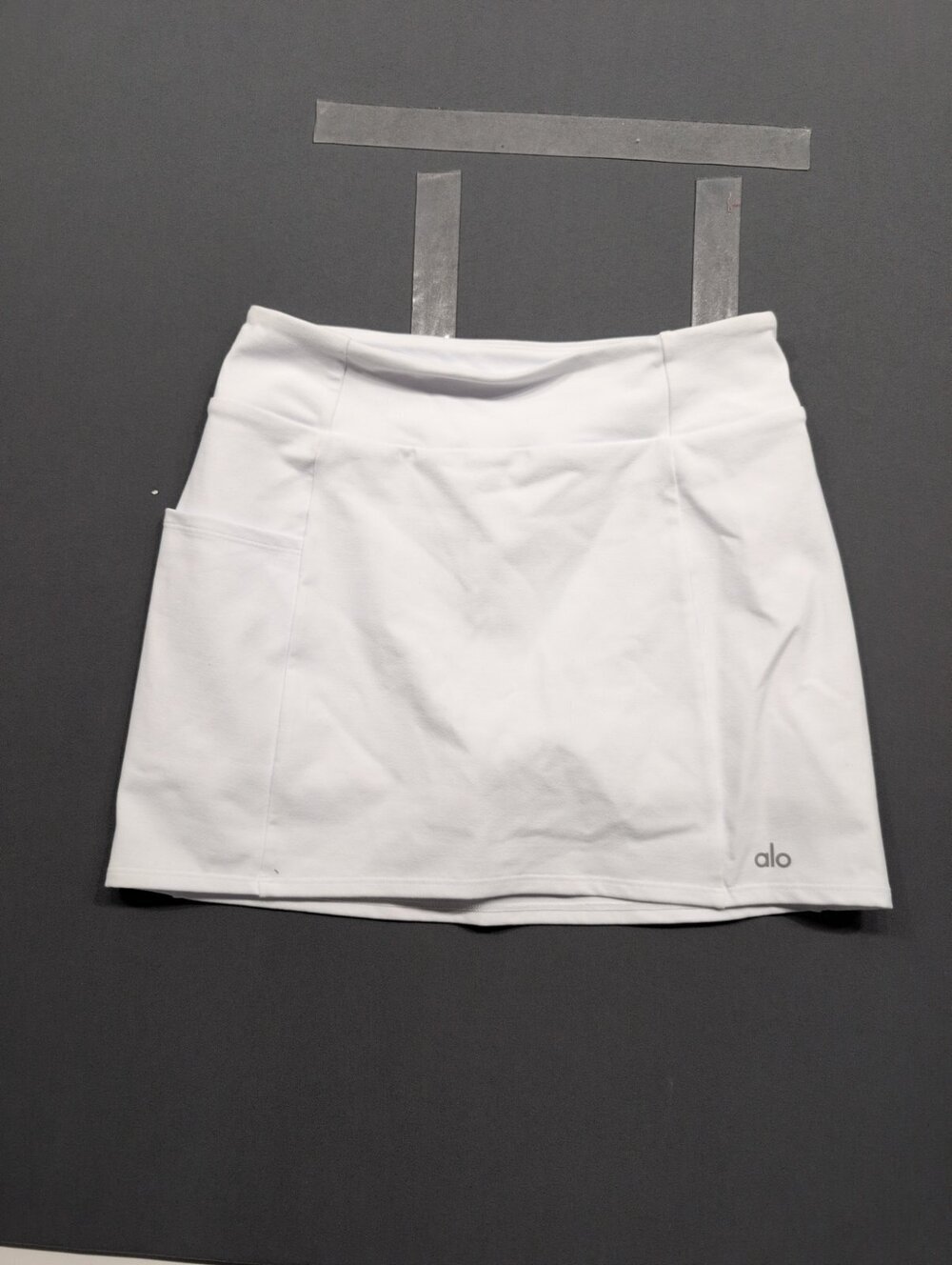 Alo Yoga Women's Tennis Skirt White Size M Athletic Skort